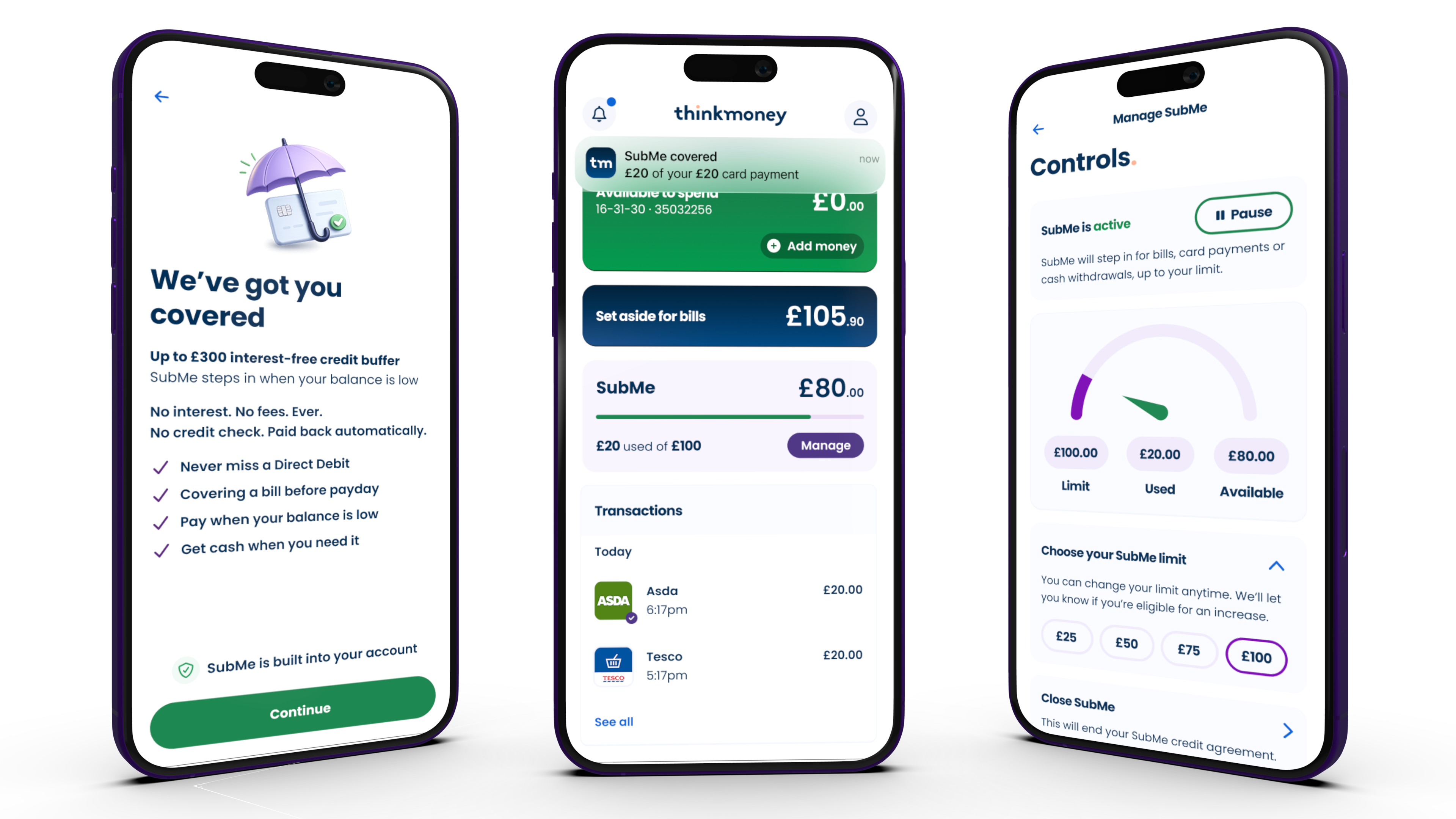 SubMe short-term credit product experience.